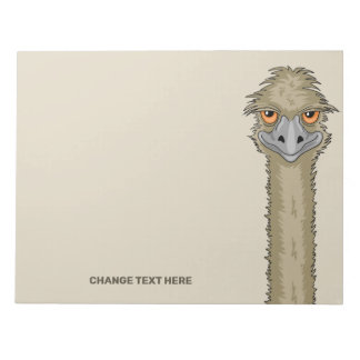 Emu Custom Text Rectangular Notepad