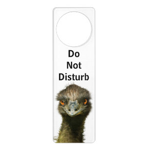 Emu Do Not Disturb Door Hanger