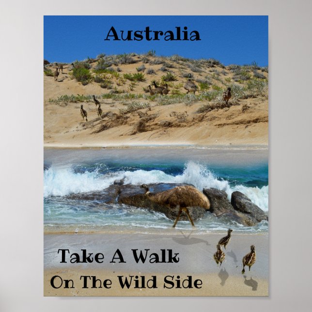 Emu Island Australia, Poster (Front)