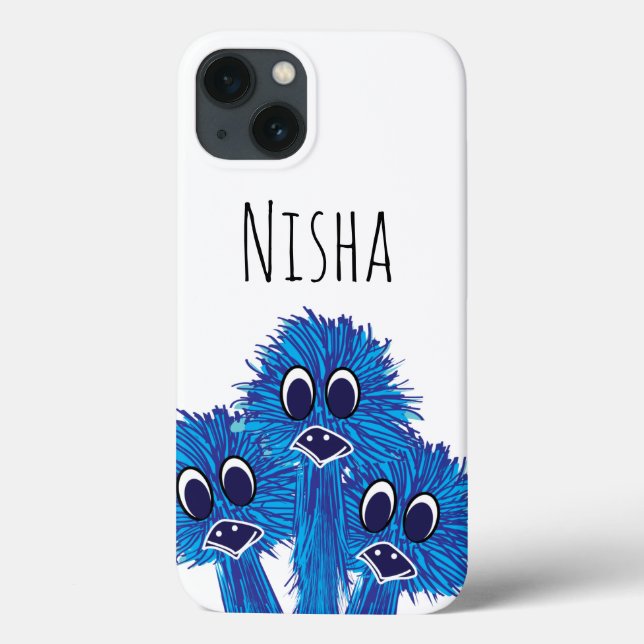 Emu Ostrich Bird Personalized Case-Mate iPhone Case (Back)
