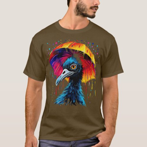 Emu Rainy Day With Umbrella T_Shirt