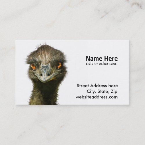 Emu See Business Card