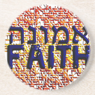 Emunah Sandstone Coaster