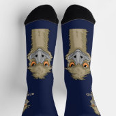 Emused Funny Emu Pun Socks (Top)