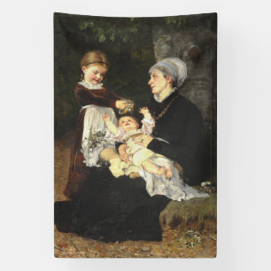 En Ammes Besøg - Bertha Wegmann Fine Art Banner