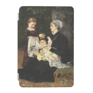 En Ammes Besøg - Bertha Wegmann Fine Art iPad Mini Cover