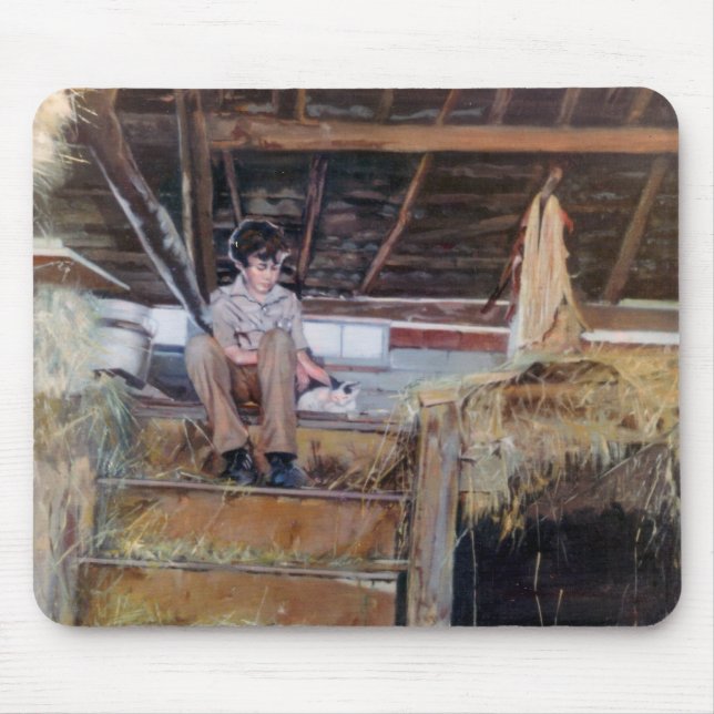 En el pajar/No palleiro/In the barn Mouse Pad (Front)