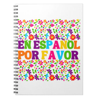 En Español Por Favor ,Spanish Teacher Gift Maestro Notebook
