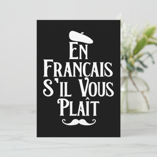 En Francais S'il Vous Plait - French Language (Standing Front)