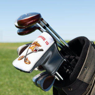 En Fuego Golf Ball – Funny Flaming Golf Ball with Head Cover
