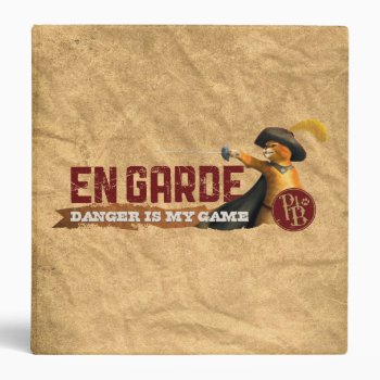 En Garde 3 Ring Binder by pussinboots at Zazzle