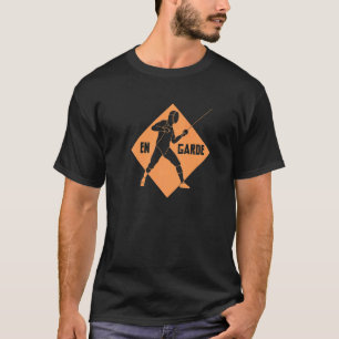 En Garde Fencer Mask Costume Fencing T-Shirt