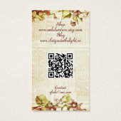 En La Lumiere Earring Card September 2012 (Back)