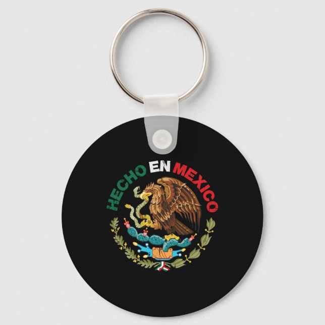 En Mexico Eagle Mexican Independence Day Men Women Keychain (Front)