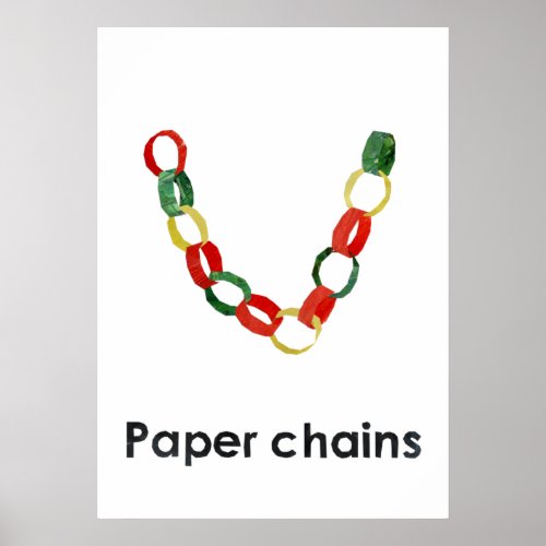 En _ Paper chains Poster