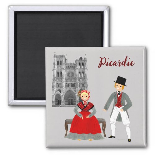 En Picardie France Magnet