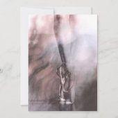 En Pointe - Ballet Dancer in Pointe Shoes Painting (Front)