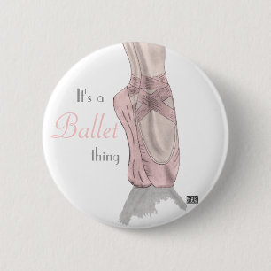 En pointe Button