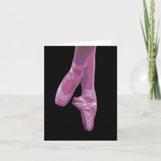 En Pointe Pink- Note card