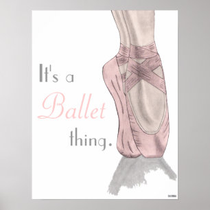 En pointe Poster