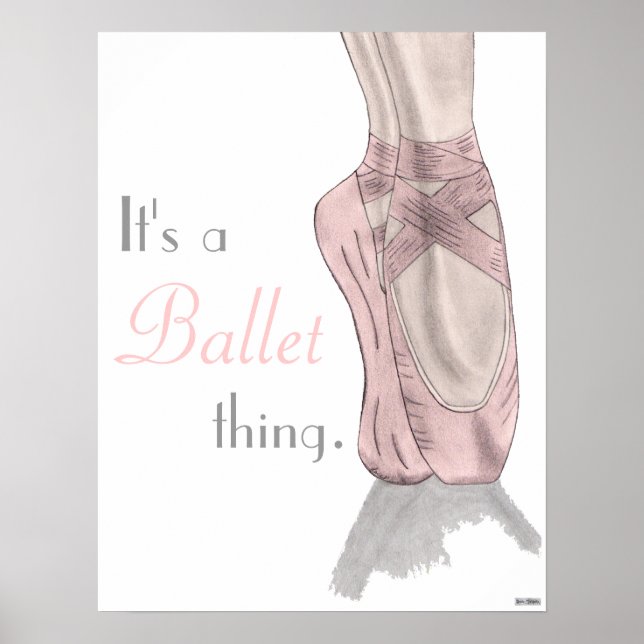 En pointe Poster (Front)