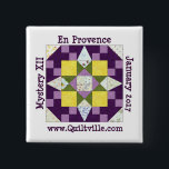 En Provence Button<br><div class="desc">Pinback button for the En Provence mystery</div>