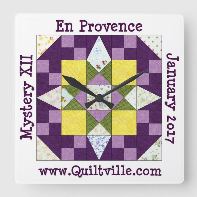 En Provence Clock (Front)