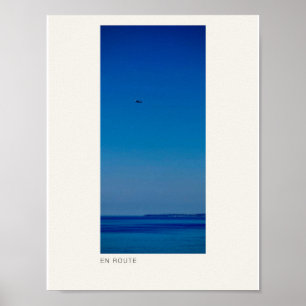 EN ROUTE — Minimal Airplane Photography Art Print