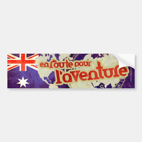 en route pour laventure Australia car sticker