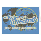 en route pour l'aventure farwell vacation card (Front Horizontal)