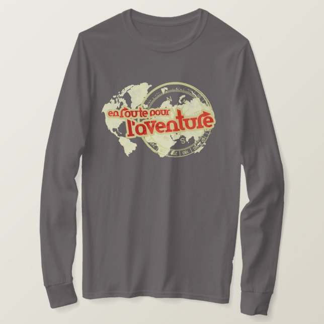 en route pour l'aventure graphic travel t-shirt (Design Front)