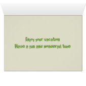 en route pour l'aventure vacation card (Inside Horizontal (Bottom))