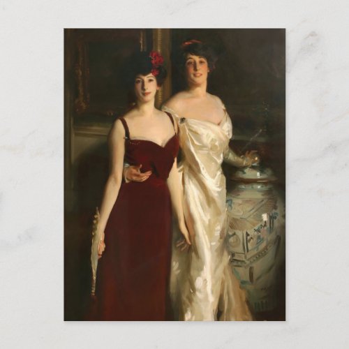 Ena and Betty Daughters by John Singer Sargent Postcard