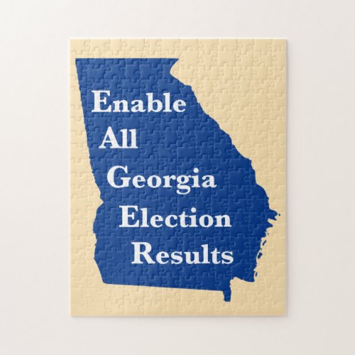 Enable All Georgia Election Results Jigsaw Puzzle