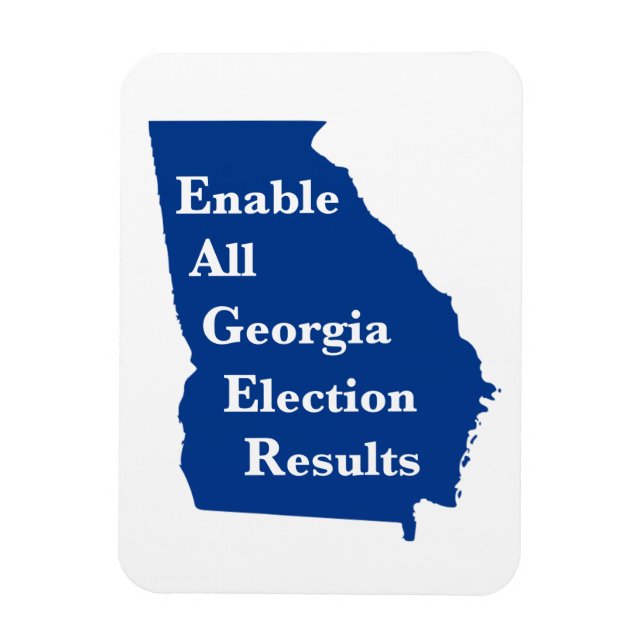 Enable All Georgia Election Results Magnet (Vertical)