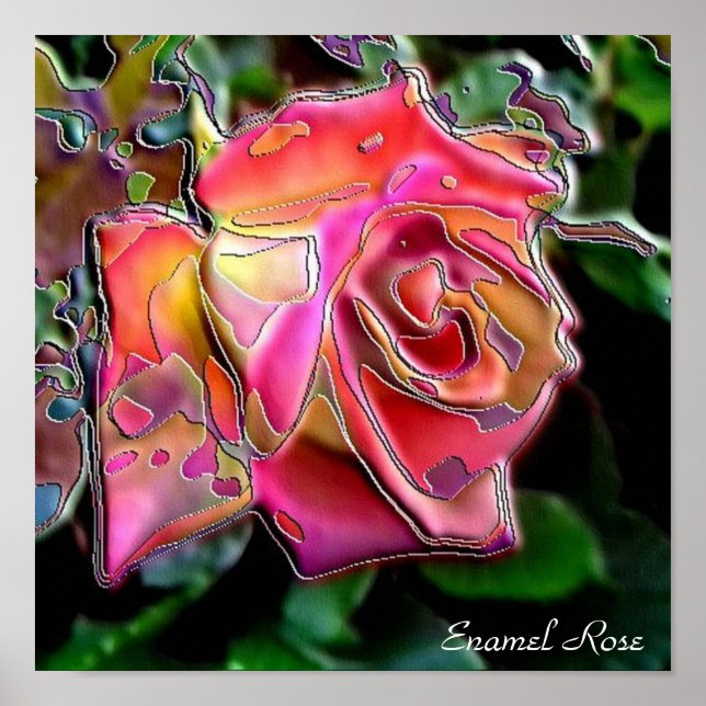 Enamel Rose Poster (Front)