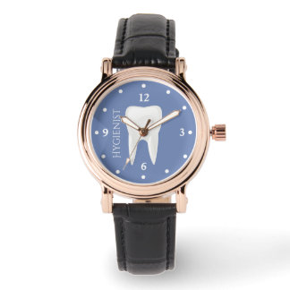 Enamel Tooth Dental Hygienist Watch