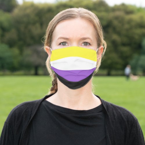 Enby Non_Binary Pride Flag Adult Cloth Face Mask