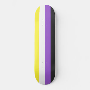 Enby (Non-binary Pride) Flag Skateboard