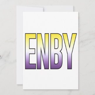 ENBY - Nonbinary Holiday Card