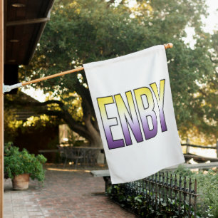 ENBY - Nonbinary House Flag