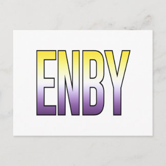 ENBY - Nonbinary Postcard