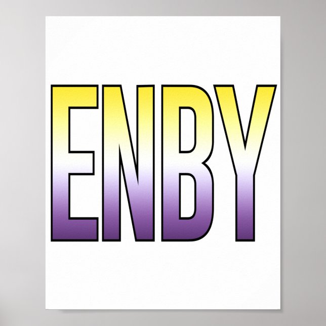 ENBY - Nonbinary Poster (Front)