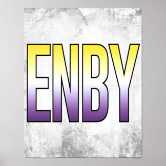 ENBY - Nonbinary Poster