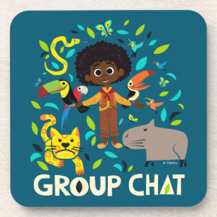 Encanto   Antonio - Group Chat Beverage Coaster
