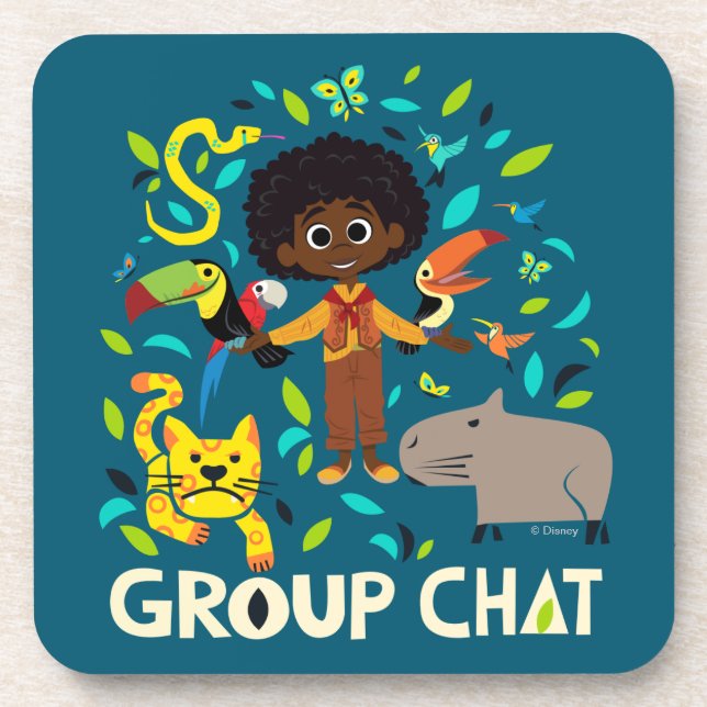 Encanto | Antonio - Group Chat Beverage Coaster (Front)