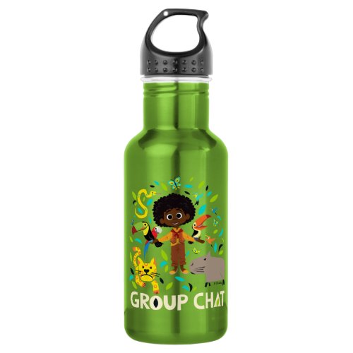Encanto  Antonio _ Group Chat Stainless Steel Water Bottle