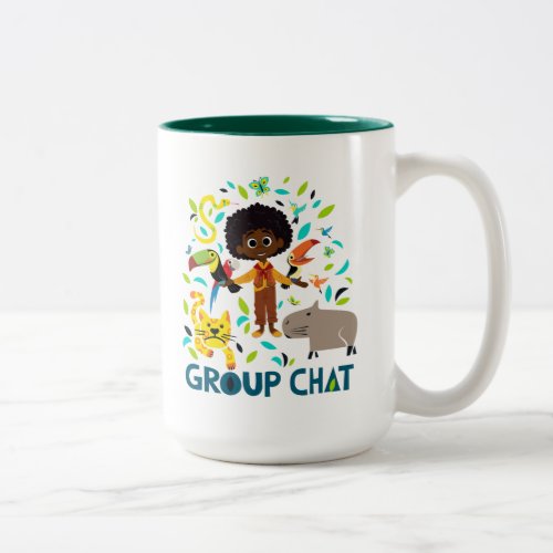 Encanto  Antonio _ Group Chat Two_Tone Coffee Mug
