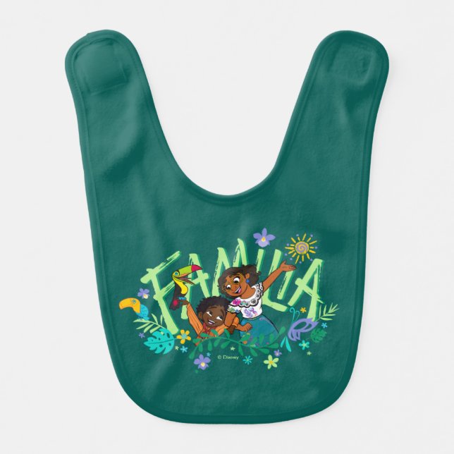 Encanto | Antonio & Mirabel - Familia Baby Bib (Front)