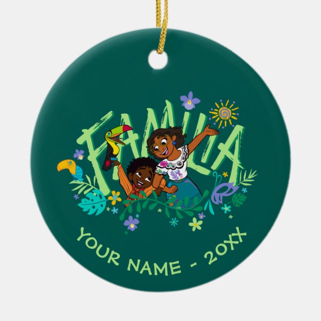 Encanto | Antonio & Mirabel - Familia Ceramic Ornament (Front)